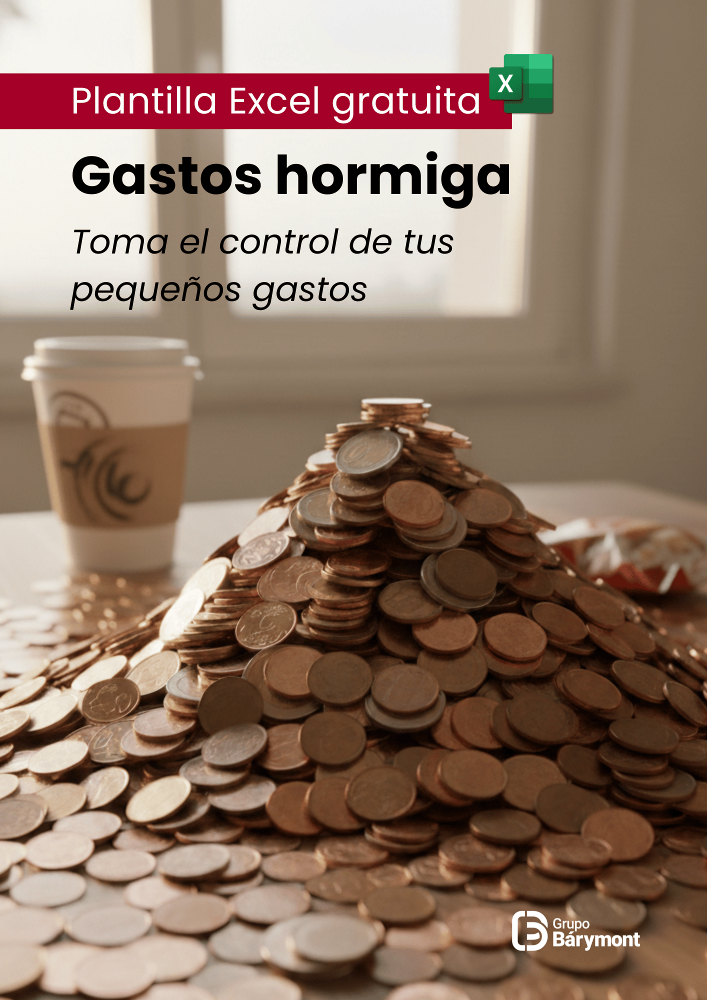 Portada plantilla Excel gastos hormiga - compri